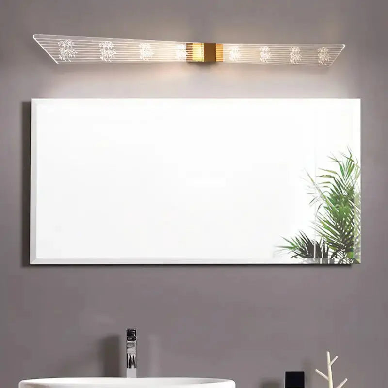 Gold and Black Led Vanity Sconce for Bathroom