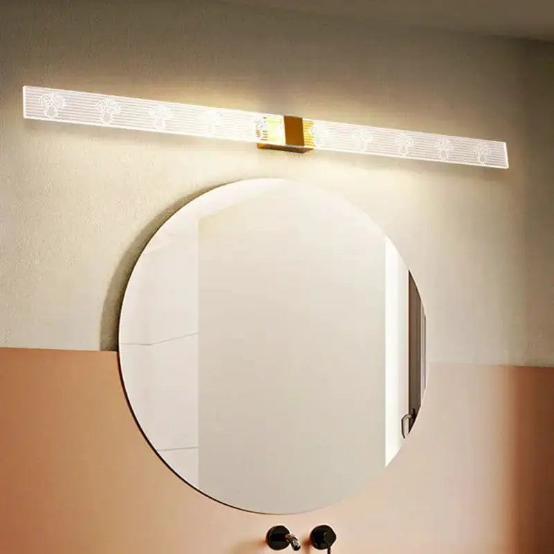 Gold and Black Led Vanity Sconce for Bathroom