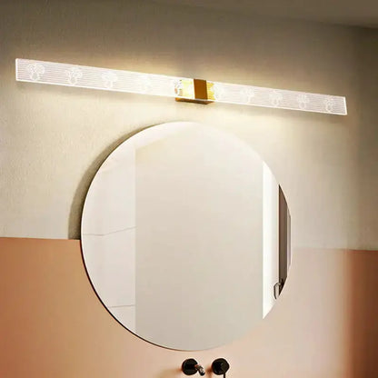 Gold and Black Led Vanity Sconce for Bathroom