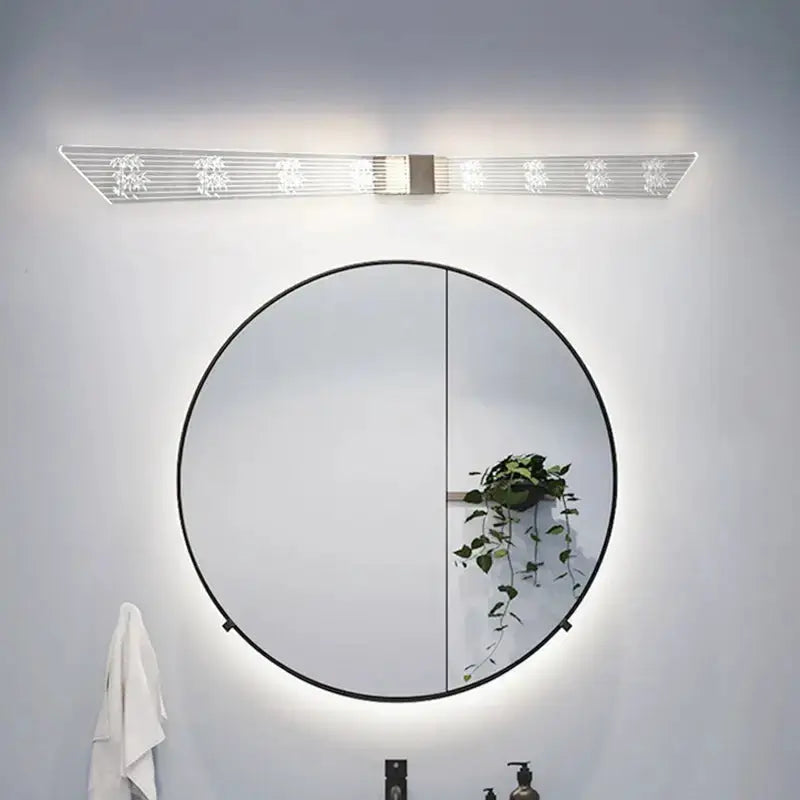 Gold and Black Led Vanity Sconce for Bathroom