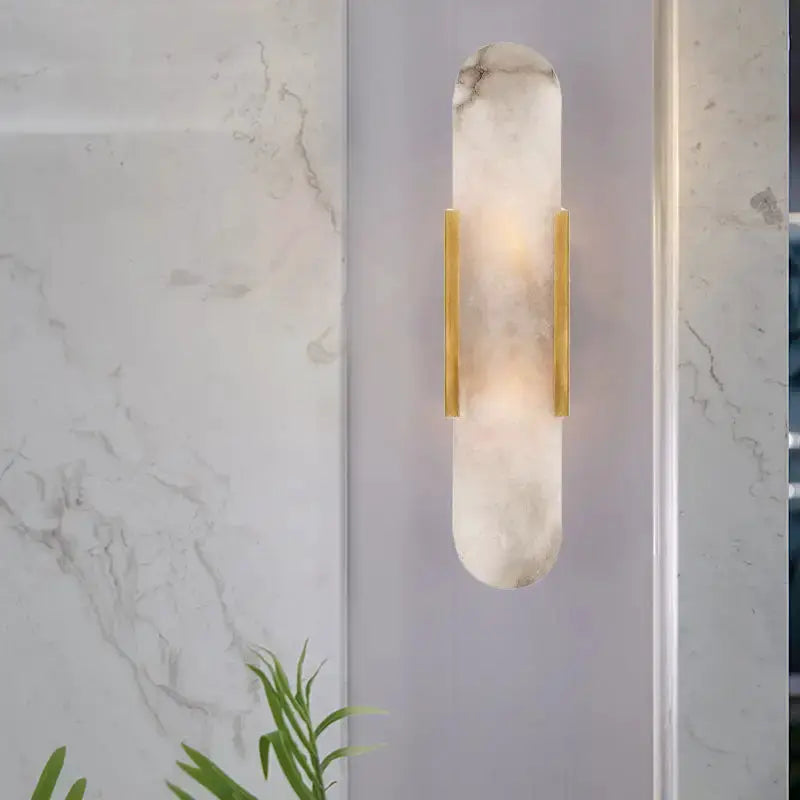 Gold and Black Orb Wall Lamp for Living Room