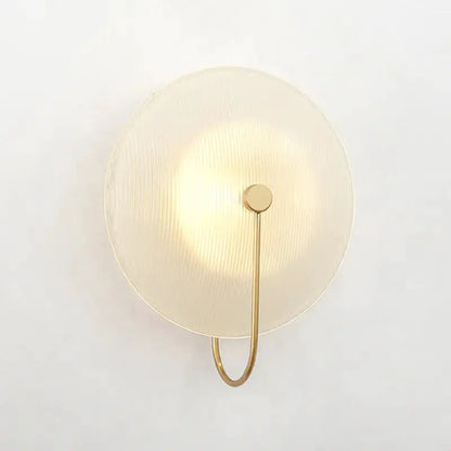 Gold and Black Orb Wall Lamp for Living Room
