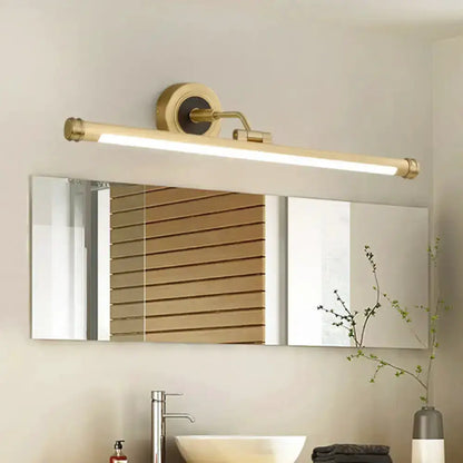 Modern Gold and Black Led Vanity Light Fixture