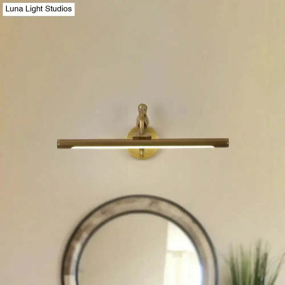 LED wall sconce bathroom vanity light in gold and black by Decorbites on Tampa Home & Garden Store