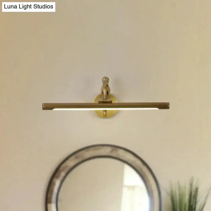 LED wall sconce bathroom vanity light in gold and black by Decorbites on Tampa Home & Garden Store