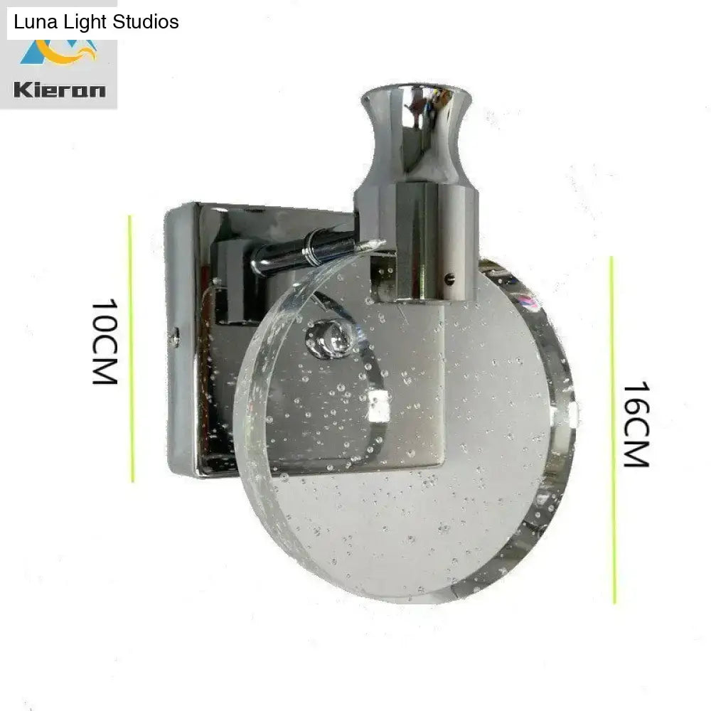 Gold Three Globe Wall Light globe shade with metal base on Tampa Home & Garden Store