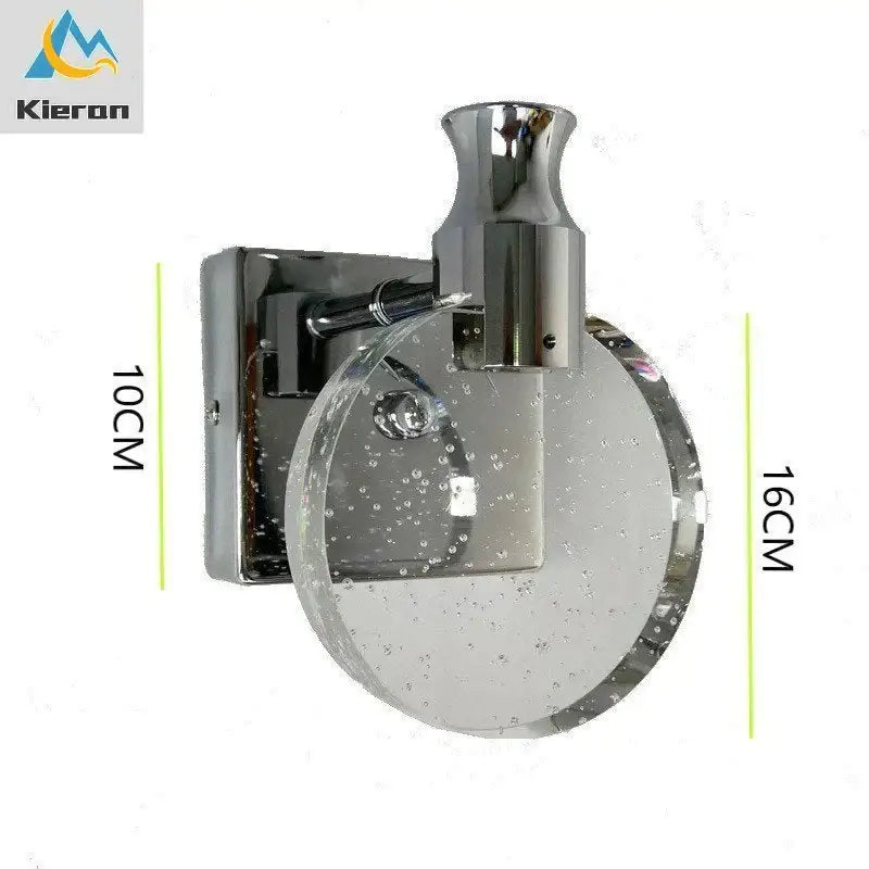 Decorbites gold three globe wall light wall sconce with round chrome shade and top finial on Tampa Home & Garden Store