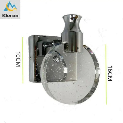 Decorbites gold three globe wall light wall sconce with round chrome shade and top finial on Tampa Home & Garden Store
