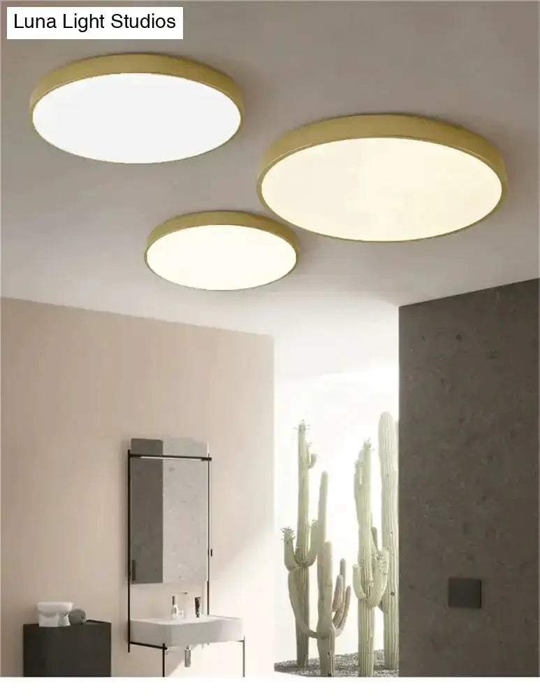 Modern Gold Faceted Surface Mounted Fixtures