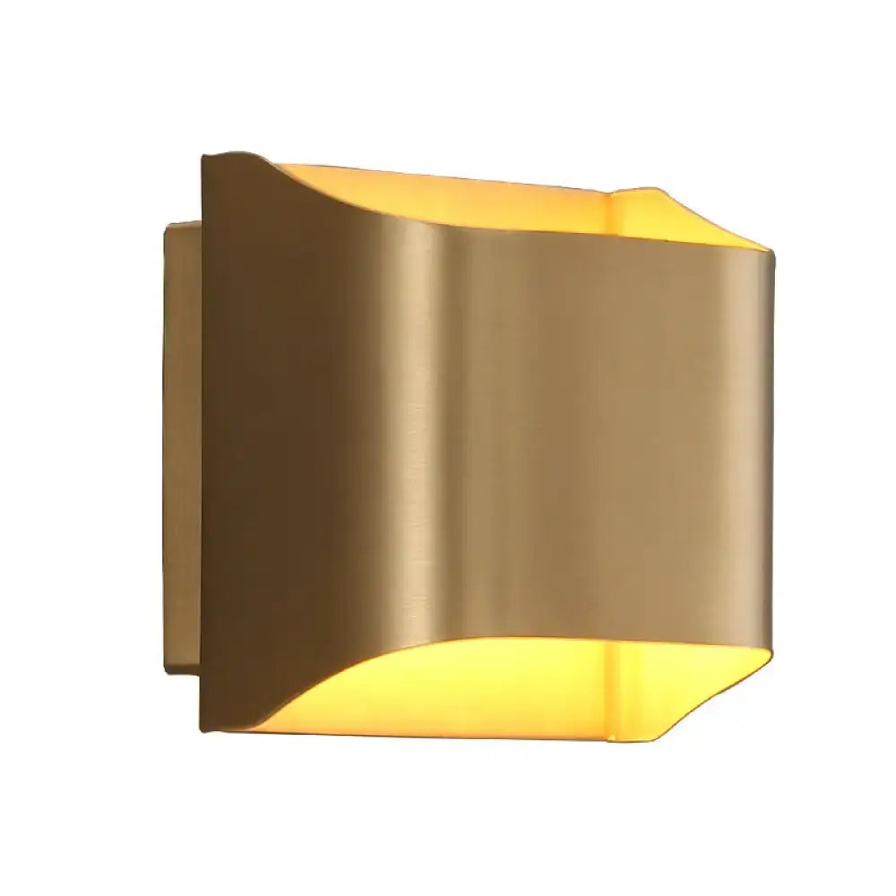 Gold Geometric G9 12-Inch Wall Sconce by Decorbites, brass metal, wall-mounted lighting on Tampa Home & Garden Store