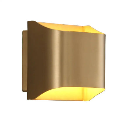 Gold Geometric G9 12-Inch Wall Sconce by Decorbites, brass metal, wall-mounted lighting on Tampa Home & Garden Store