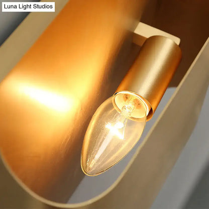 Gold geometric G9 12-inch wall sconce, brass gold finish, Decorbites, Home & Garden on Tampa Home & Garden Store