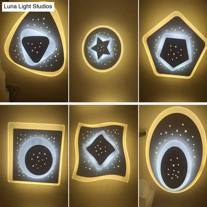 Gold Heart Pendant Wall Light: six geometric pendants with star cutouts Decorbites on Tampa Home & Garden Store