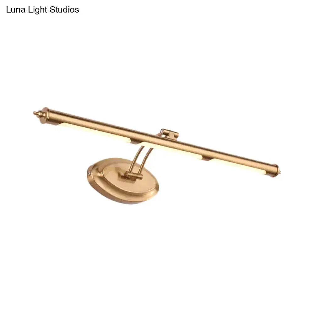 Decorbites gold LED vanity light bar, 29.5 in width, modern bathroom sconce on Tampa Home & Garden Store