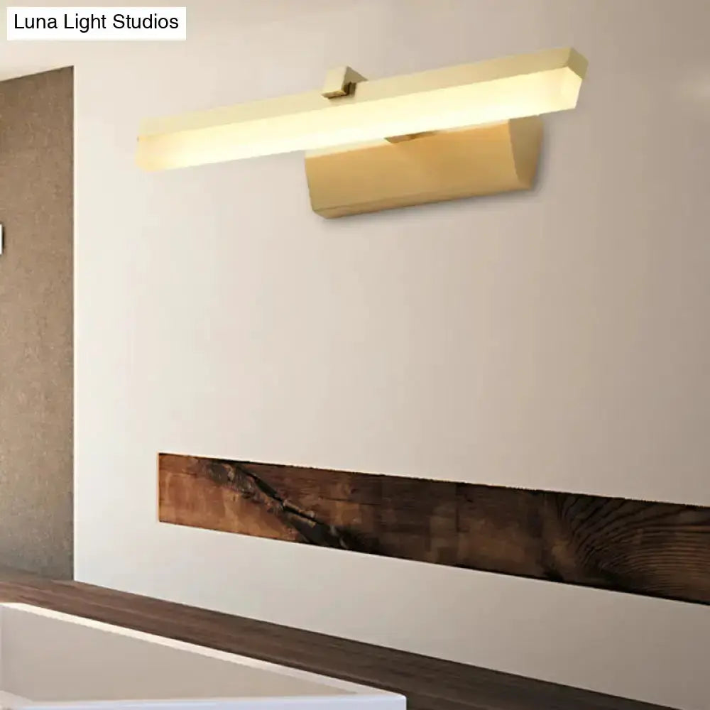 Modern gold LED vanity light 16 inch bathroom wall sconce, wall-mounted Decorbites on Tampa Home & Garden Store