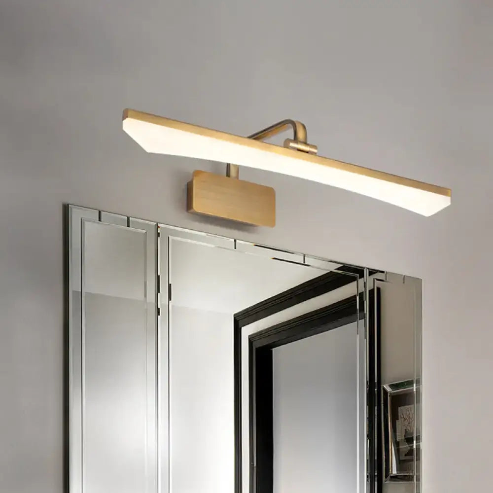 Gold Warm LED Wall Light by Decorbites, gold finish, wall-mounted on Tampa Home & Garden Store