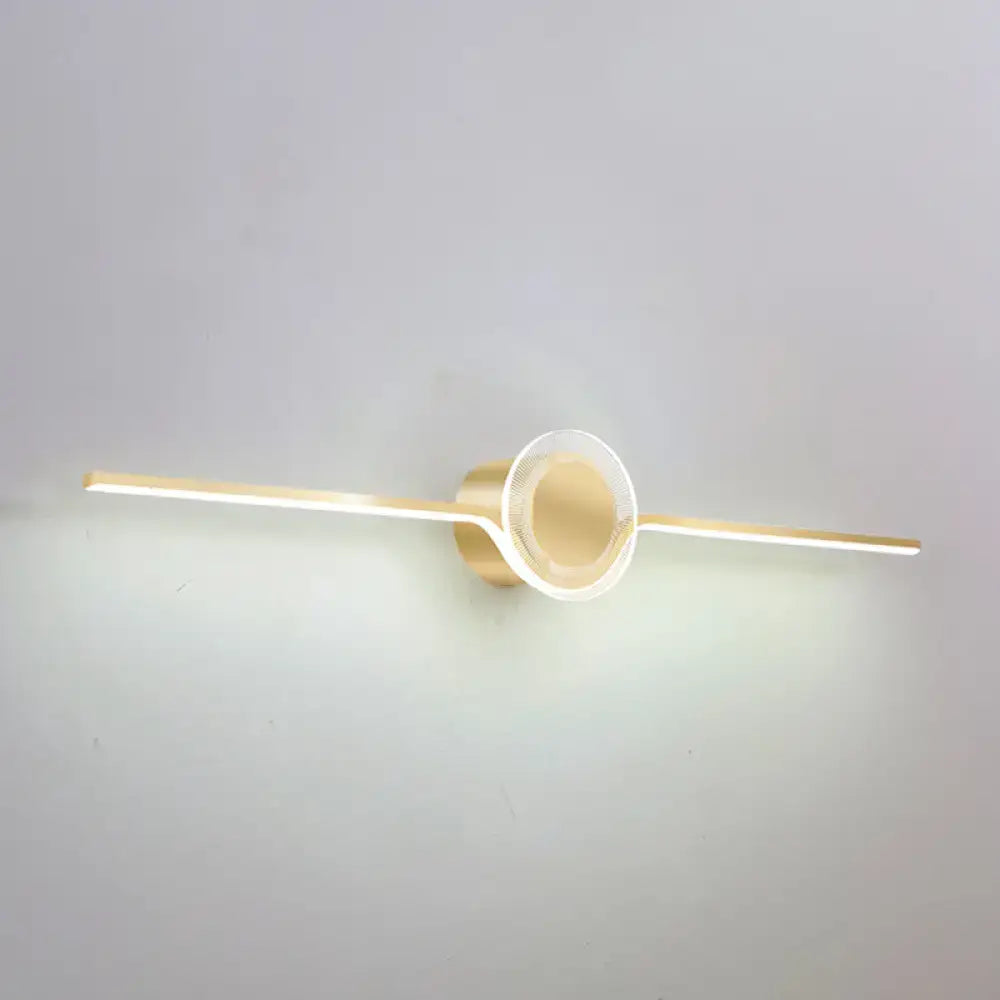 Modern Gold Led Sconce With Max 39 Watt