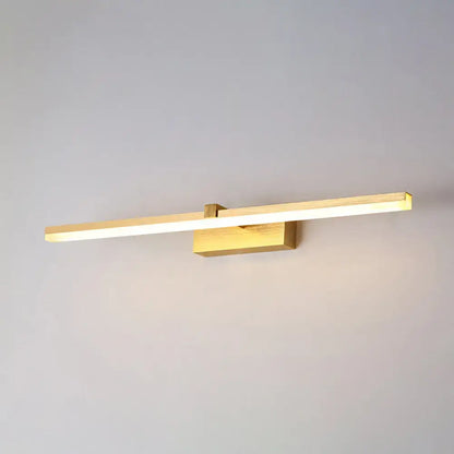 Gold LED Vanity Light by Decorbites, brass-finish wall-mounted horizontal bar fixture on Tampa Home & Garden Store
