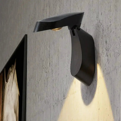 Decorbites modern black metal wall light for bedroom wall-mounted bedside fixture on Tampa Home & Garden Store