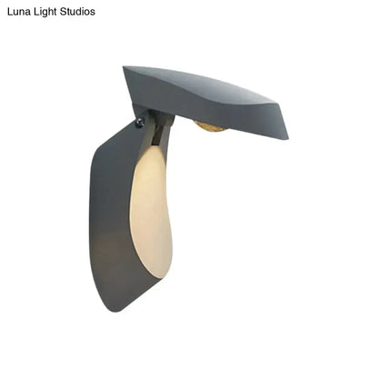 Modern gold metal wall light bedside fixture for bedroom by Decorbites on Tampa Home & Garden Store