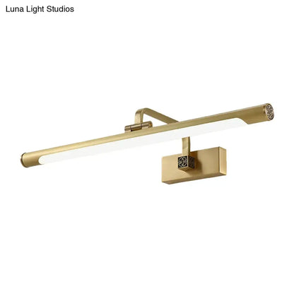 Gold Mountain Wall Art brass wall sconce with horizontal LED bar by Decorbites on Tampa Home & Garden Store