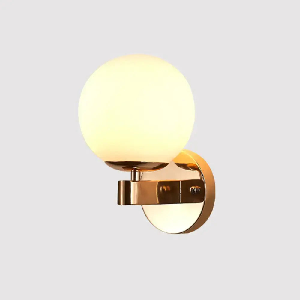 Gold opal glass sconce with brass mount wall light by Decorbites on Tampa Home & Garden Store