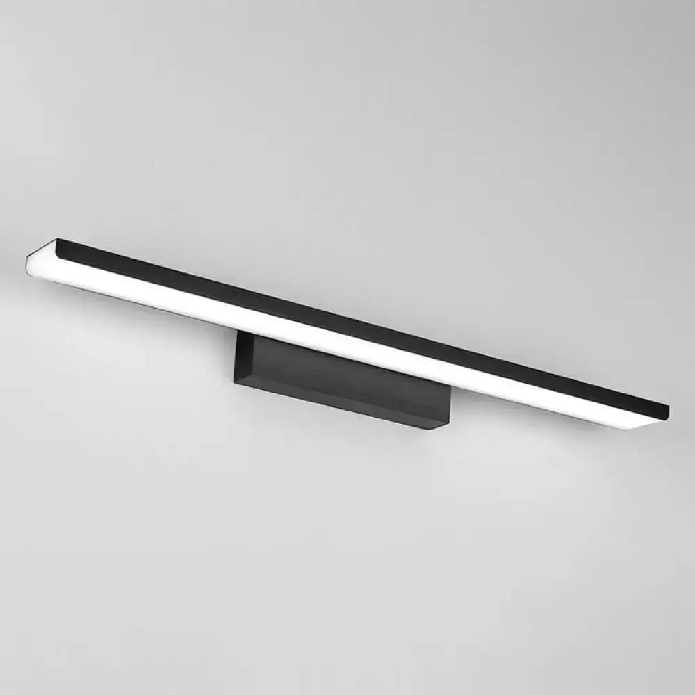 Modern gold rectangular LED vanity sconce bathroom wall light Decorbites on Tampa Home & Garden Store