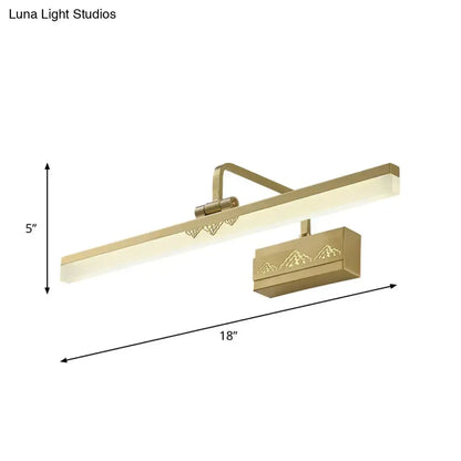 Brass swing arm sconce by Decorbites, 18in long, 5in high on Tampa Home & Garden Store