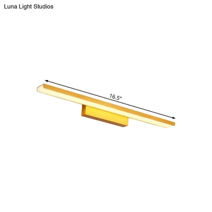 Decorbites Gold LED Slim Vanity Light, 24.5-Inch wall mount bar on Tampa Home & Garden Store