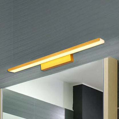 Decorbites Gold LED Slim 24.5-Inch Vanity Light wall mounted bar above mirror Garden Store on Tampa Home & Garden Store