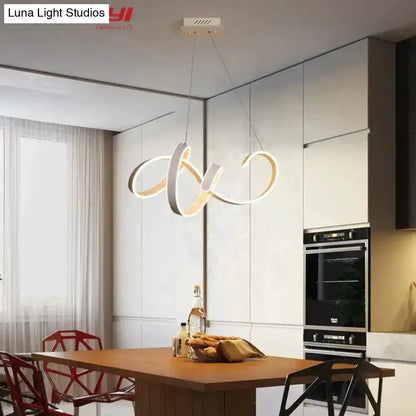 Pendant light modern gold and white LED fixture for dining Decorbites on Tampa Home & Garden Store