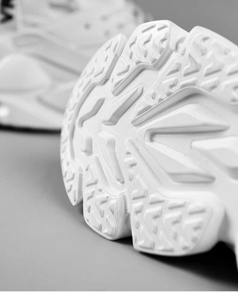 Men's sneakers ST85SH2255FOP white chunky sole with rugged tread pattern casual sport style on Tampa Home & Garden Store