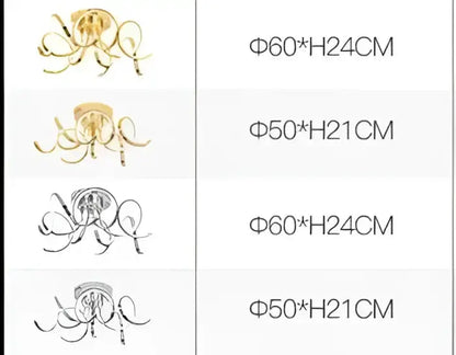 Pendant light Decorbites modern iron crystal golden ring lamp for bedroom, four sizes on Tampa Home & Garden Store