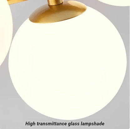 Chandelier black gold adjustable ring with glass lampshade Decorbites dining lighting on Tampa Home & Garden Store