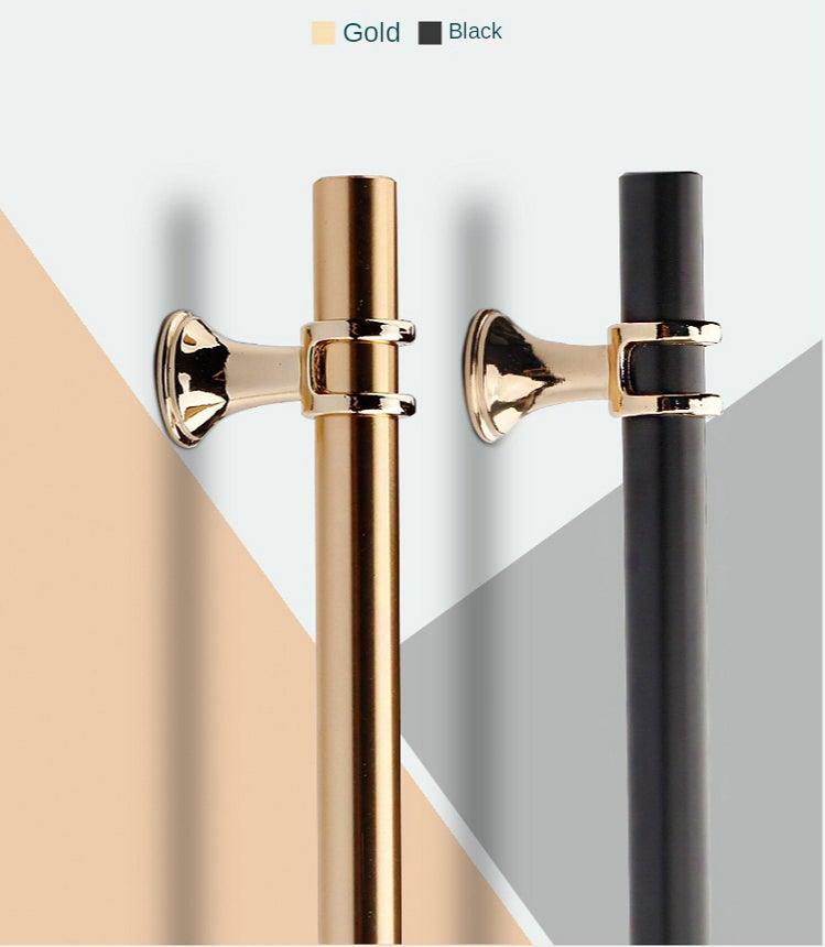 Cabinet pulls Stevvex gold and black zinc alloy with a double-ring design on Tampa Home & Garden Store