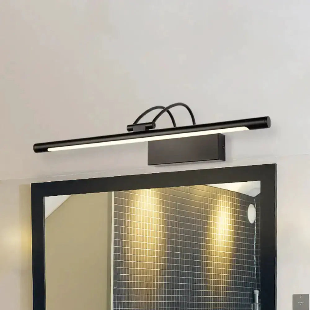 Modern Matte Black Vanity Lamp and Bathroom Light