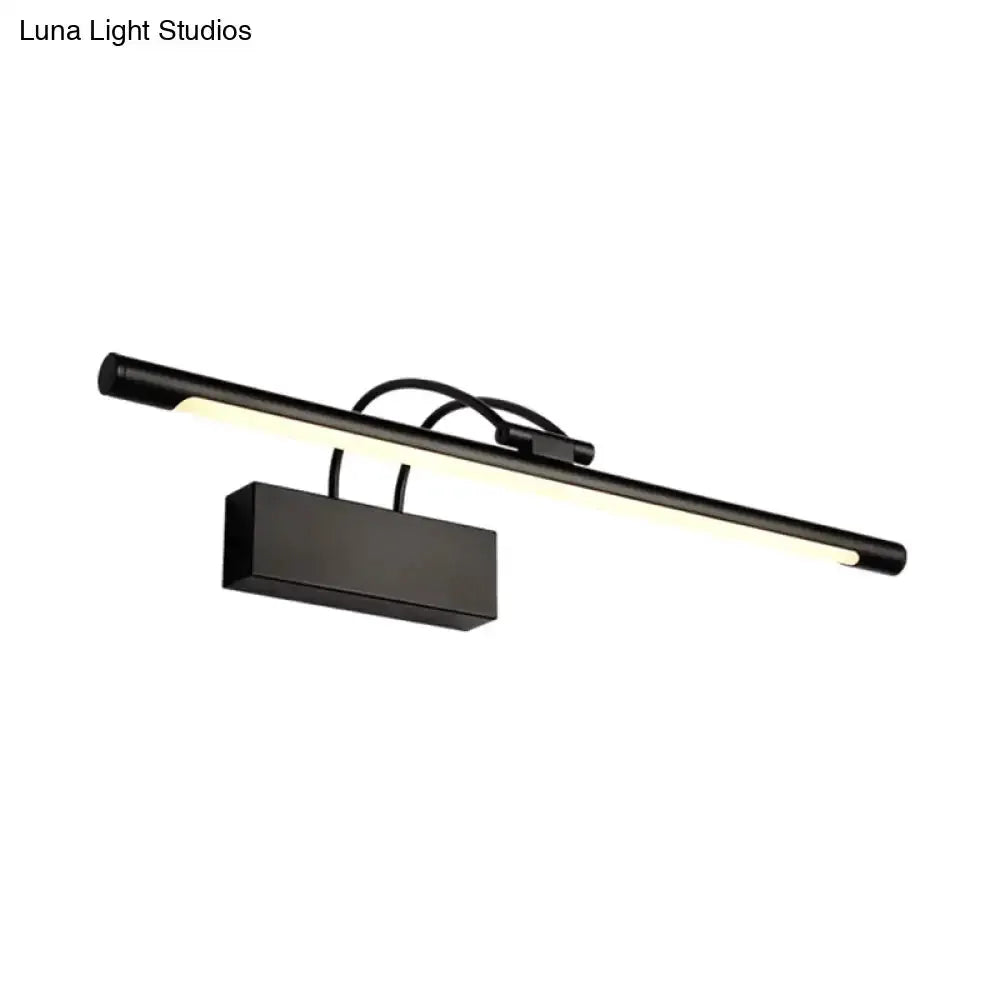 Modern Matte Black Vanity Lamp and Bathroom Light
