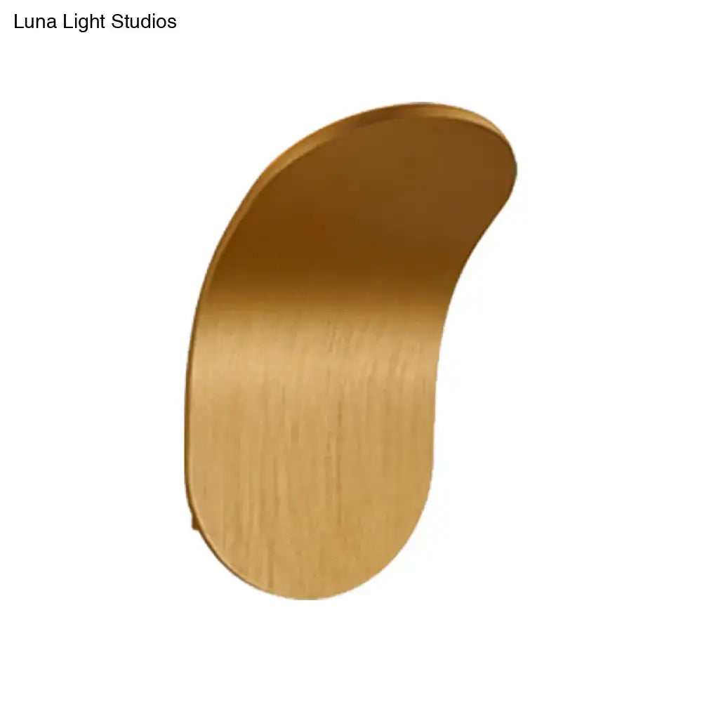 Black Gold Wall Sconce Industrial Bracket gold brushed metal wall mount Decorbites on Tampa Home & Garden Store