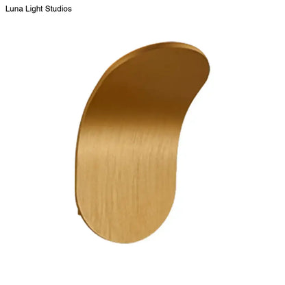 Black Gold Wall Sconce Industrial Bracket gold brushed metal wall mount Decorbites on Tampa Home & Garden Store