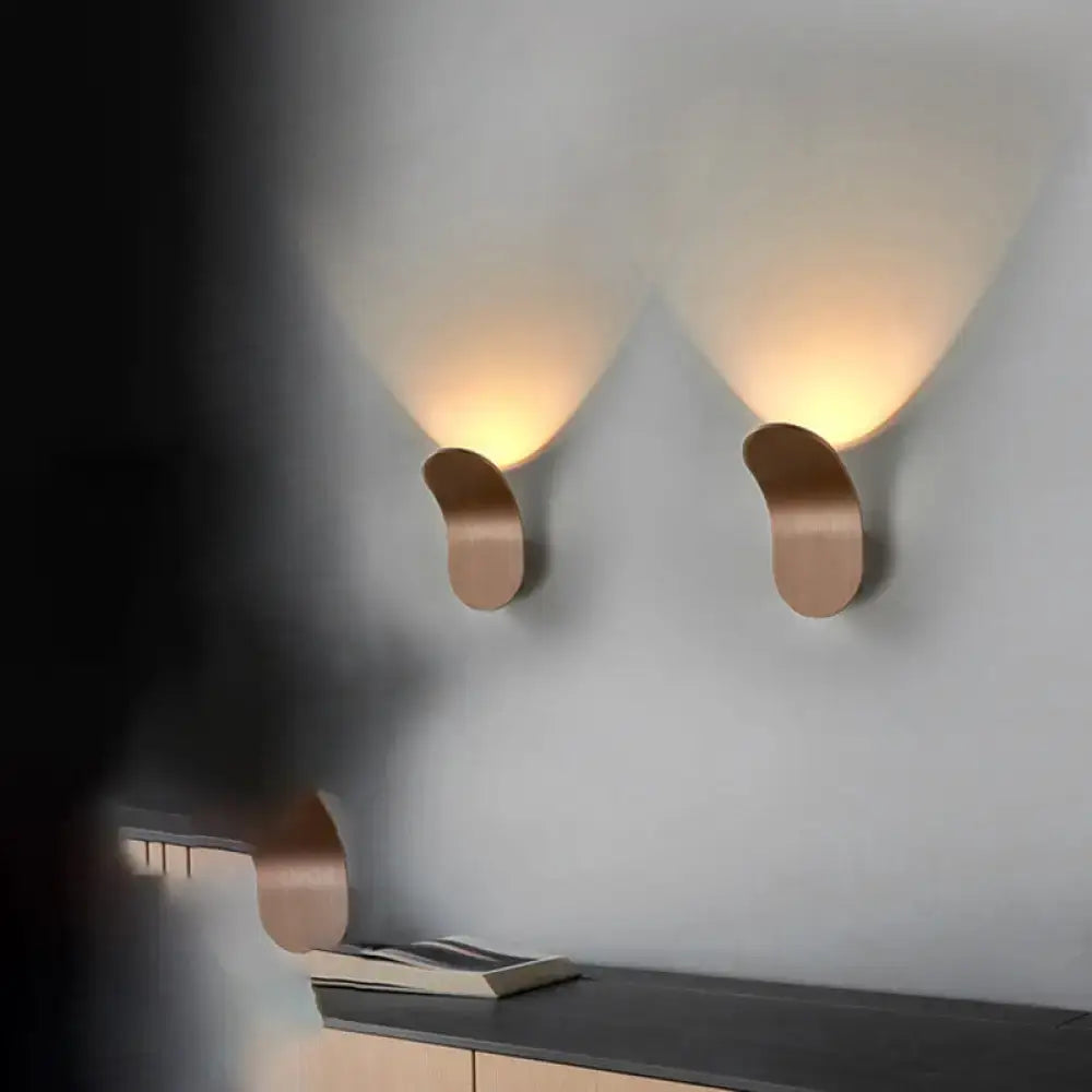 Black Gold Wall Sconce Industrial Bracket pair with copper curved brackets, Decorbites on Tampa Home & Garden Store