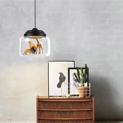 Lámpara de dibujos animados para habitación infantil con personalidad moderna y minimalista