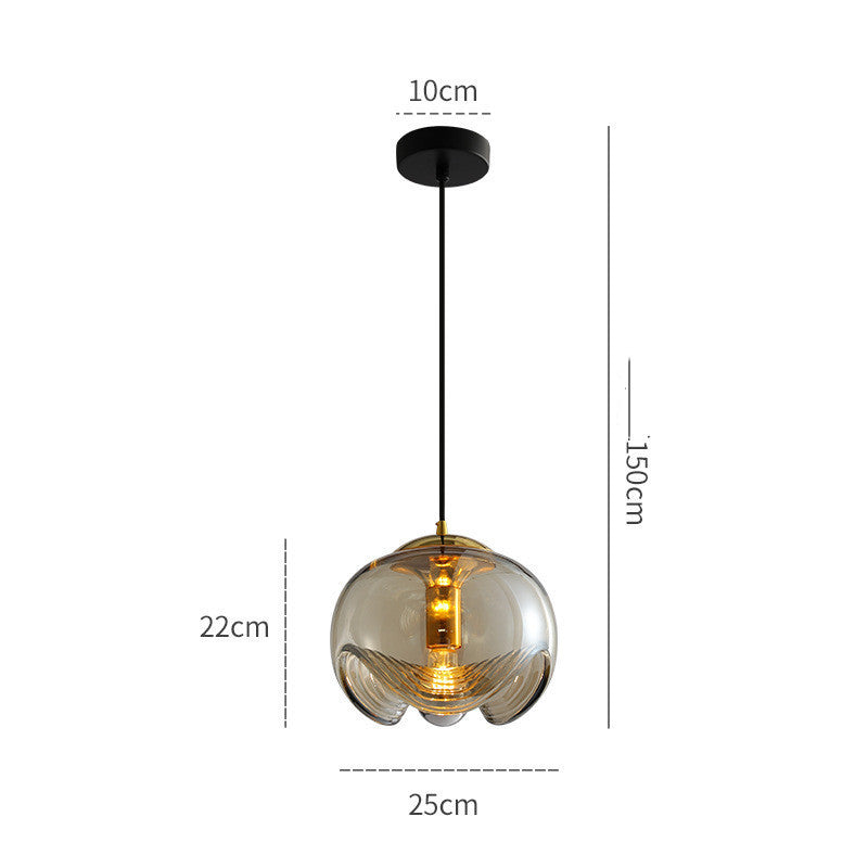 Araña LED moderna minimalista para mesita de noche, restaurante, bar, porche