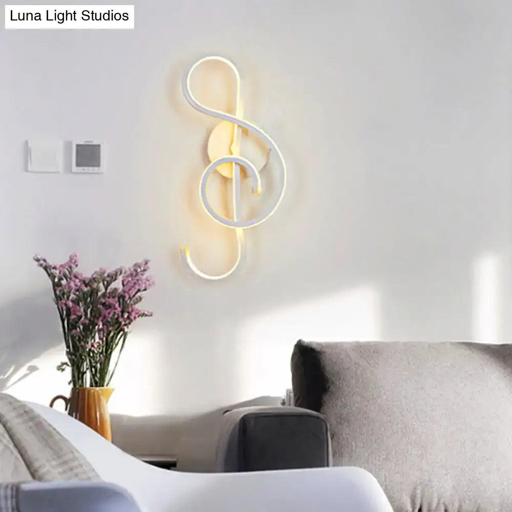 Black White LED Ring Sconce with acrylic shade by Decorbites, wall light on Tampa Home & Garden Store