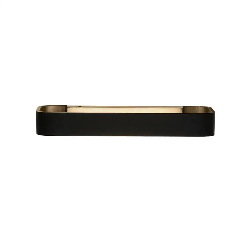 Modern minimalist black & white wall lamp Decorbites, black exterior with gold interior on Tampa Home & Garden Store