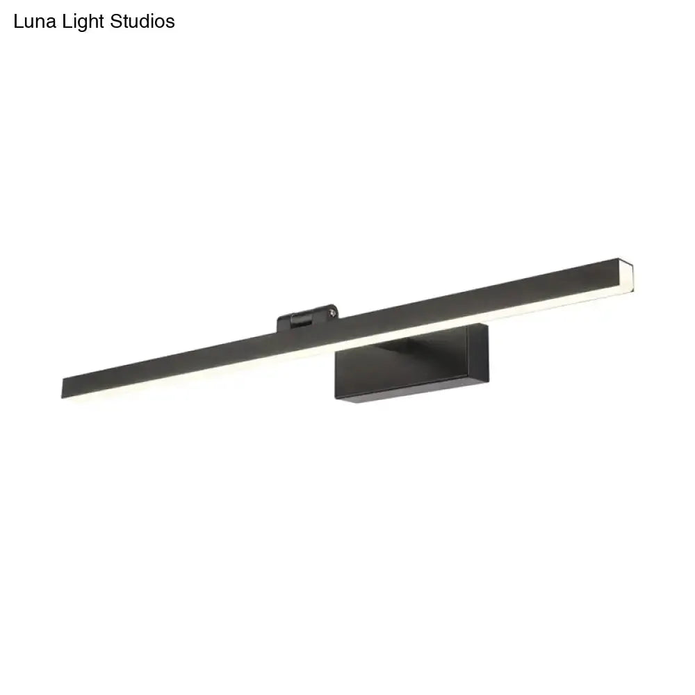 Modern Minimalist Black and White Vanity Lamp