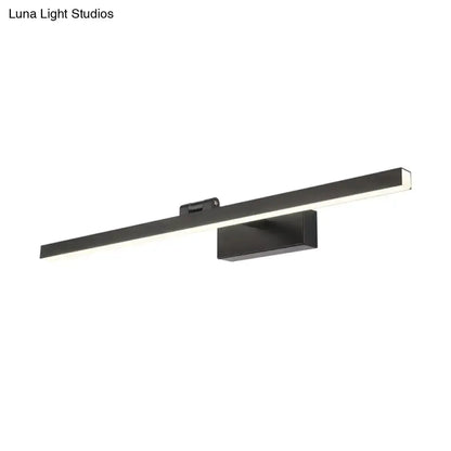 Modern Minimalist Black and White Vanity Lamp