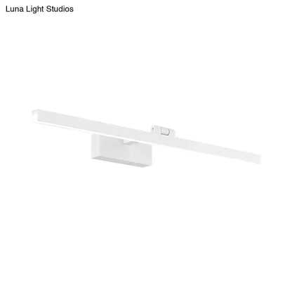 Modern Minimalist Black and White Vanity Lamp