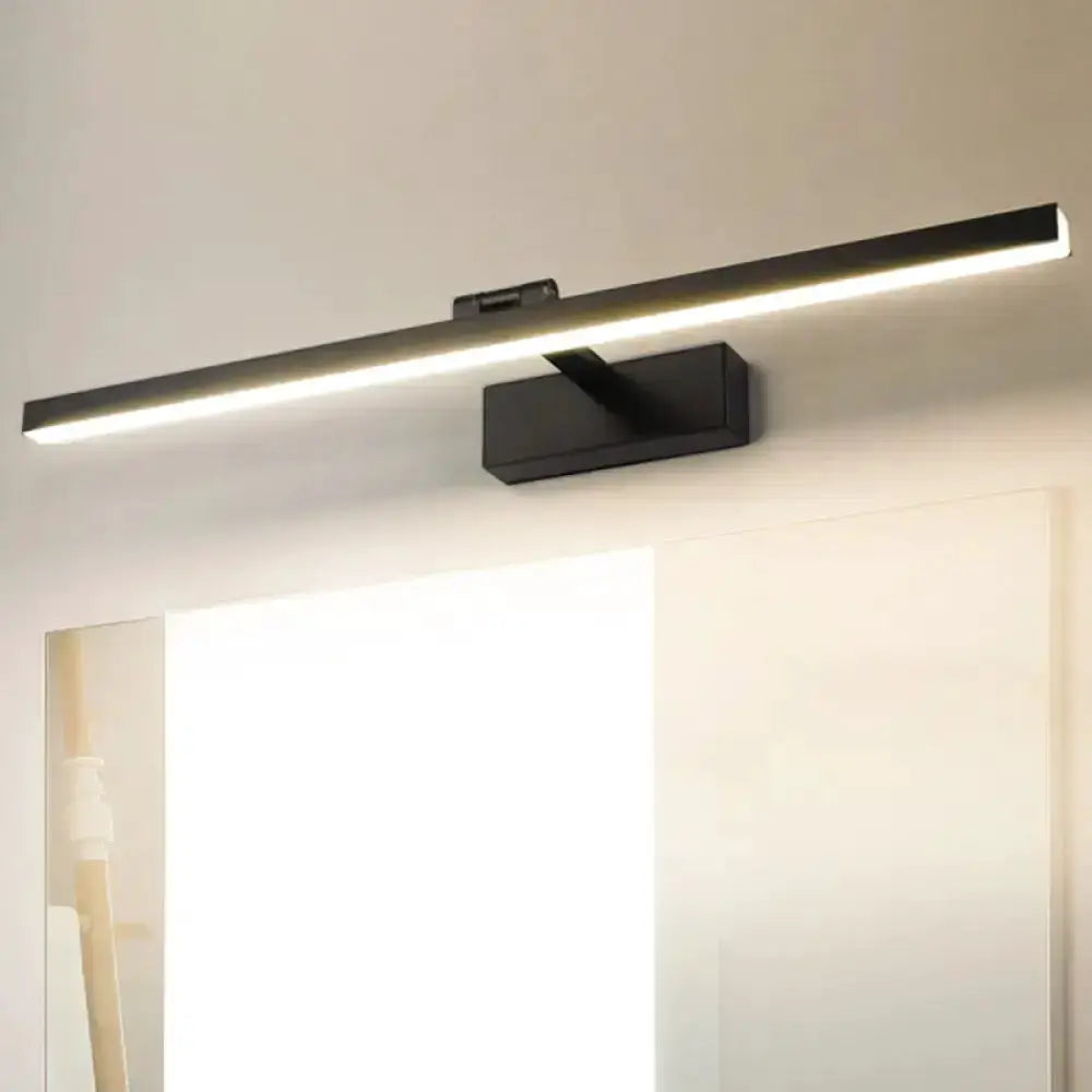 Modern Minimalist Black and White Vanity Lamp