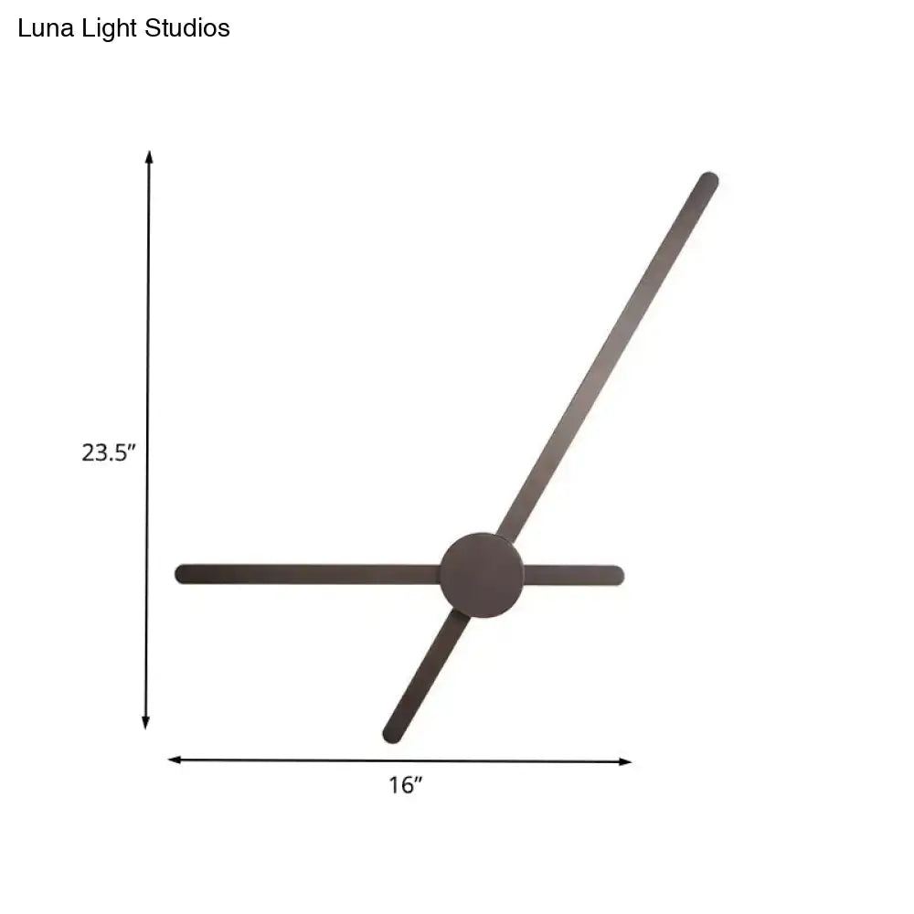 Decorbites coffee finish wall sconce with three slender arms and central hub on Tampa Home & Garden Store