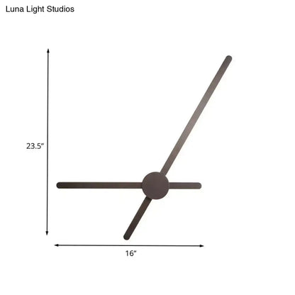 Decorbites coffee finish wall sconce with three slender arms and central hub on Tampa Home & Garden Store